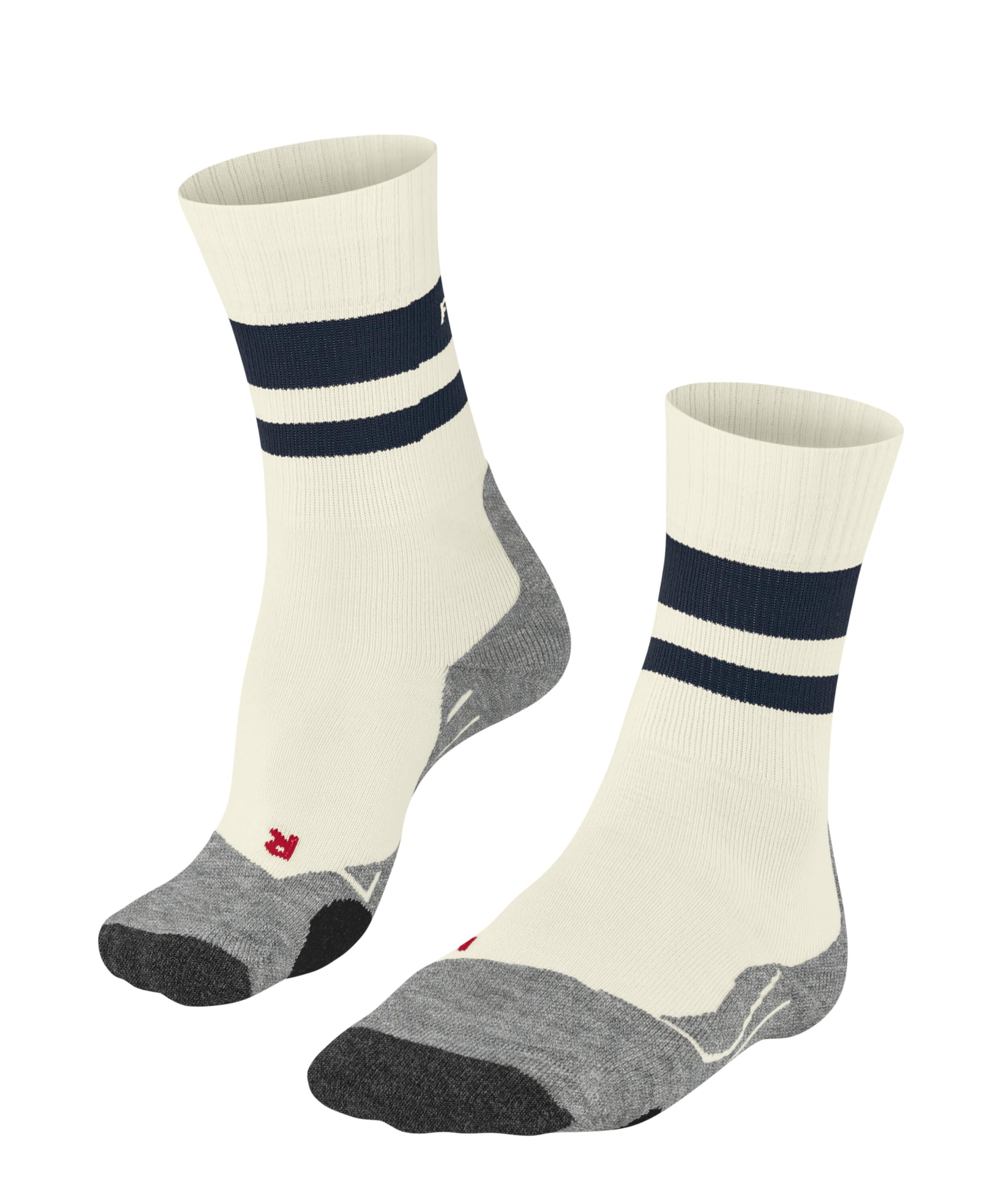 FALKE Men's TK2 Explore M So Wool Thick Anti-Blister 1 Pair Hiking Socks, White Woolwhite 2060, 11-12.5