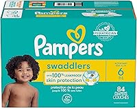 Vista 67 de Pañales Pampers Swaddlers, Talla 7 (11.8-22.7 kg), 70 unidades, absorbentes, mantiene al bebé seco y cómodo, pañal desechable seguro para la piel