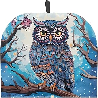 Generic Retro Owl Tea Pots Cosy Cotton Kettle Dust Cover Teapots Dust Cover Insulated Breakfast Pot Cover Kitchen Tea Cosy Tea Cozies with Cotton Keep Warm for Dining Room
