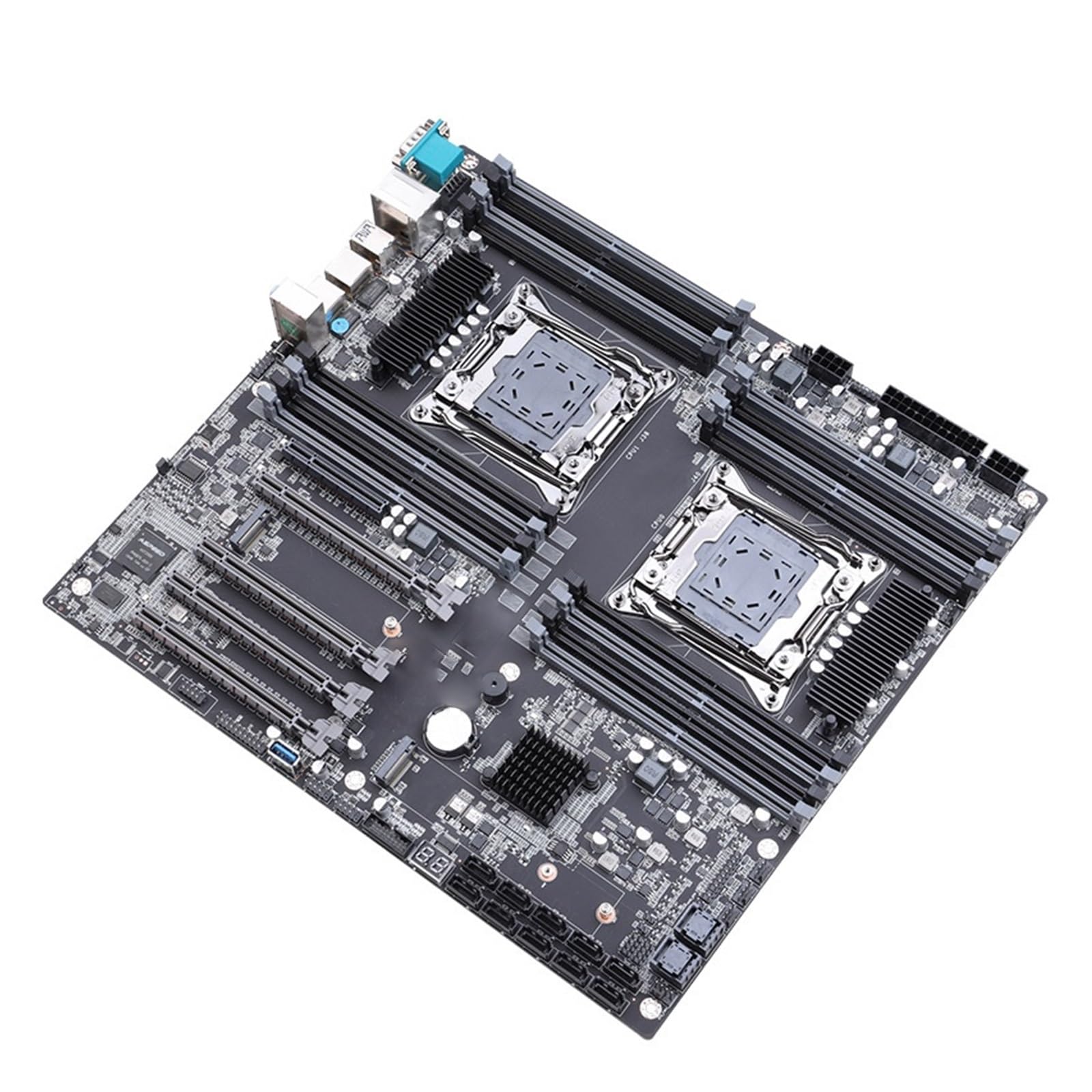 Scheda Madre Fit for HUANANZHI X10X99 Set di schede Madri Server Dual CPU 16D LGA 2011-3 DDR4 ECC RAM Supporto NVME M.2 SATA3.0 USB3