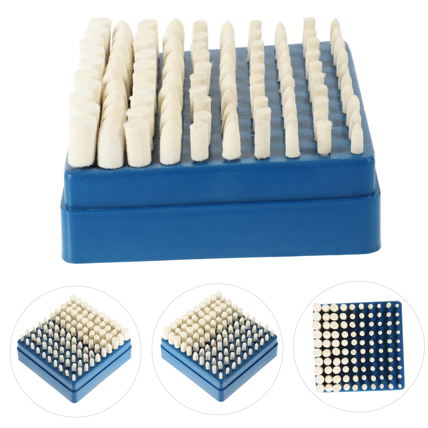 100 Punte in Lana Per Lucidatura Mole Per Molatura in Lana Utensili Per Lucidatura Accessori