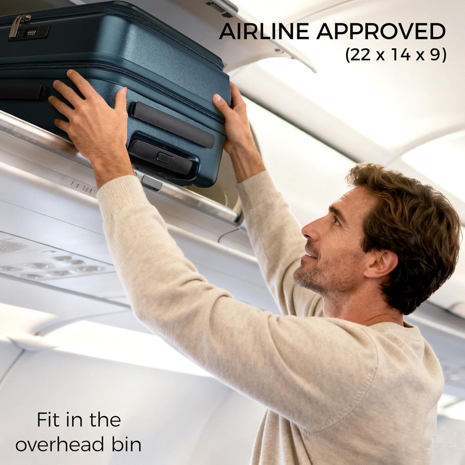 Carry on Luggage Expandable Travel Luggage Top Opening Suitcase with TSA Lock and Usb Built in,Rolling Suitcases with Spinner Wheels,PC Hard Shell Suitcases Airline Approved for valentine Gifts - Image 8