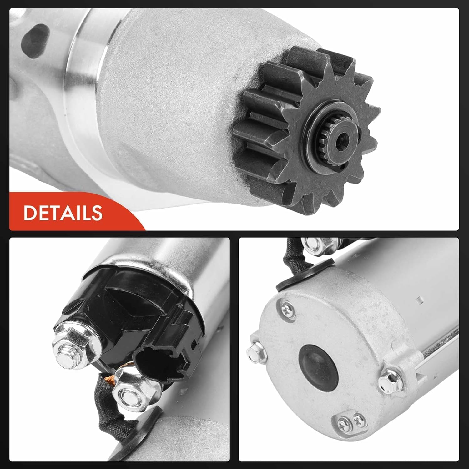 A-Premium Starter Motor Compatible with Toyota Highlander 2018-2022, Sienna 2017-2020, 3.5L, 12V 1.7KW 13-Teeth Counterclockwise, Replace# 281000P110, 4380003390