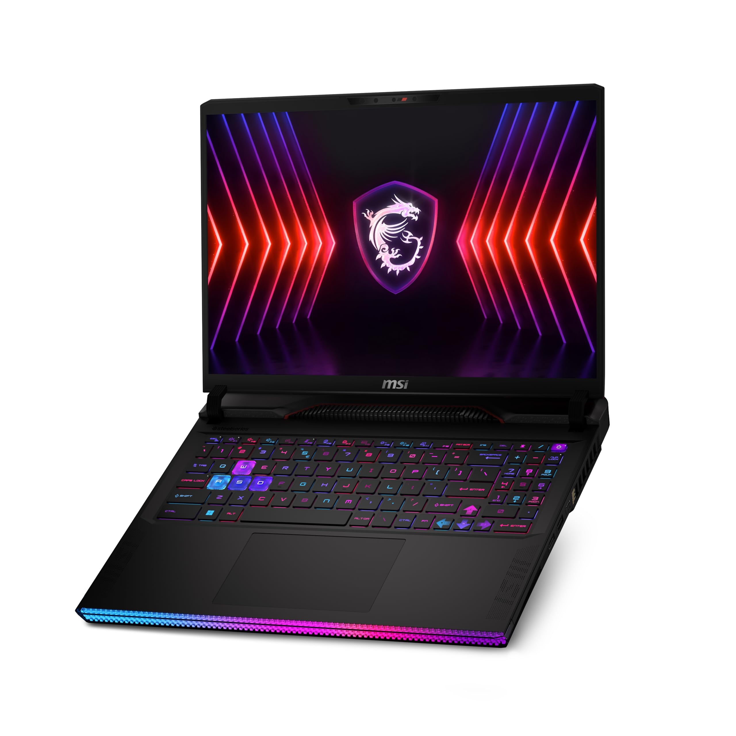 MSI Raider GE68 HX 14VGG-244IT, Notebook Gaming, 16" 16:10 QHD+ 240Hz, Intel i9-14900HX, Nvidia RTX 4070 GDDR6 8GB, 1TB SSD PCIe4,DDR5 32GB, WiFi 7, Win11 Home [Layout e Garanzia ITA]