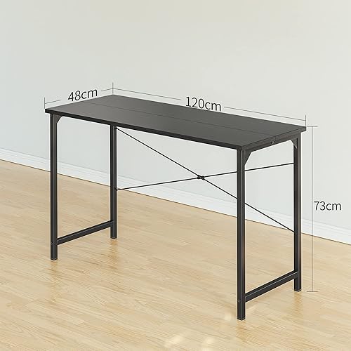 Miniatura 101 de CubiCubi Escritorio para computadora, escritorio pequeño de oficina en casa de 32 pulgadas para espacios pequeños, estilo moderno y simple para el