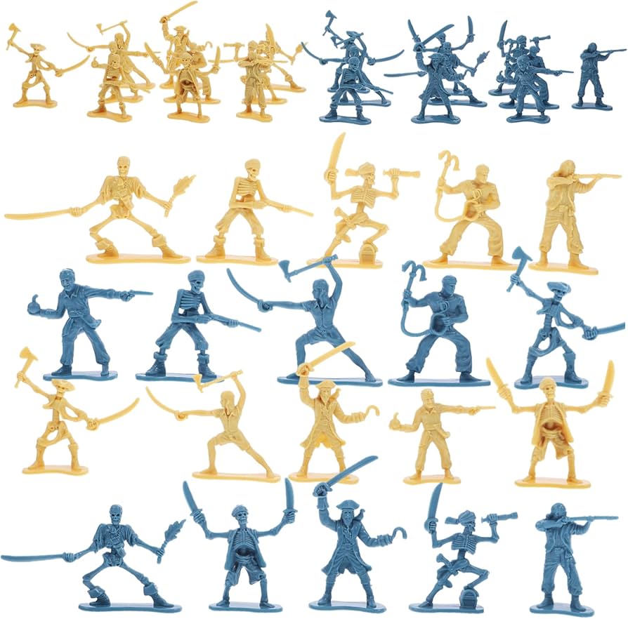 Amazon.co.jp: Garneck 100個 海賊兵士モデル プラスチック軍人セット