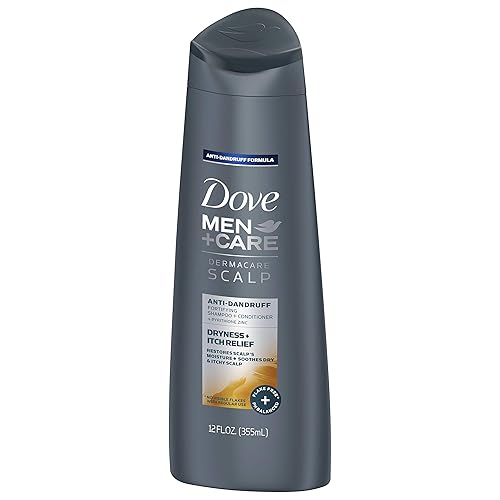 Miniatura 5 de Dove Men + Care Dermacare Scalp - Champú anticaspa + acondicionador 2 en 1 - Resequedad + alivio de picazón - Peso neto 12 onzas líquidas (12.0 fl