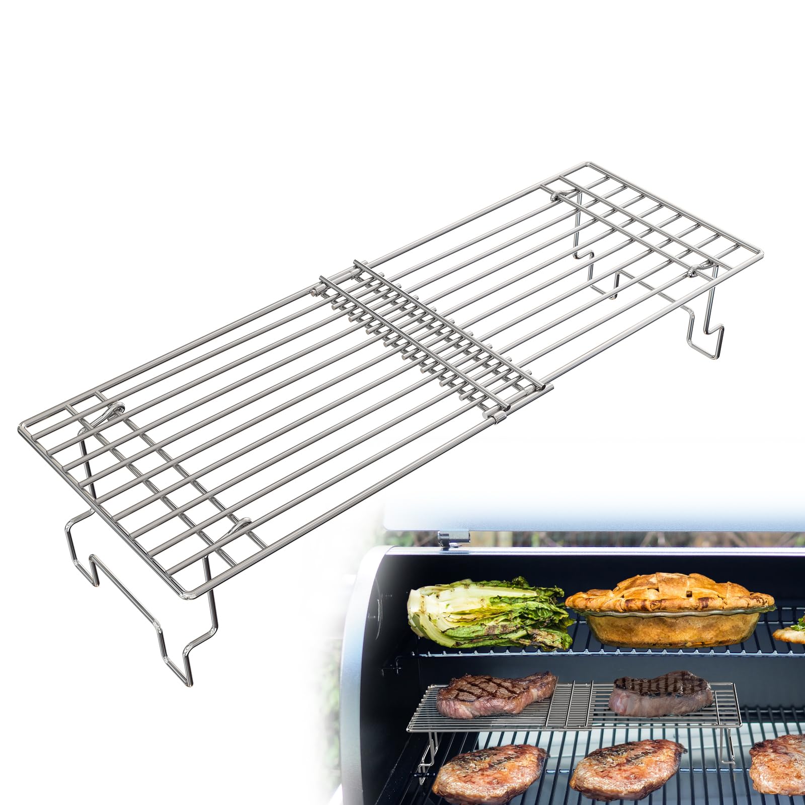 Grille de chauffage réglable universelle pour Blackstone et Pit Boss
