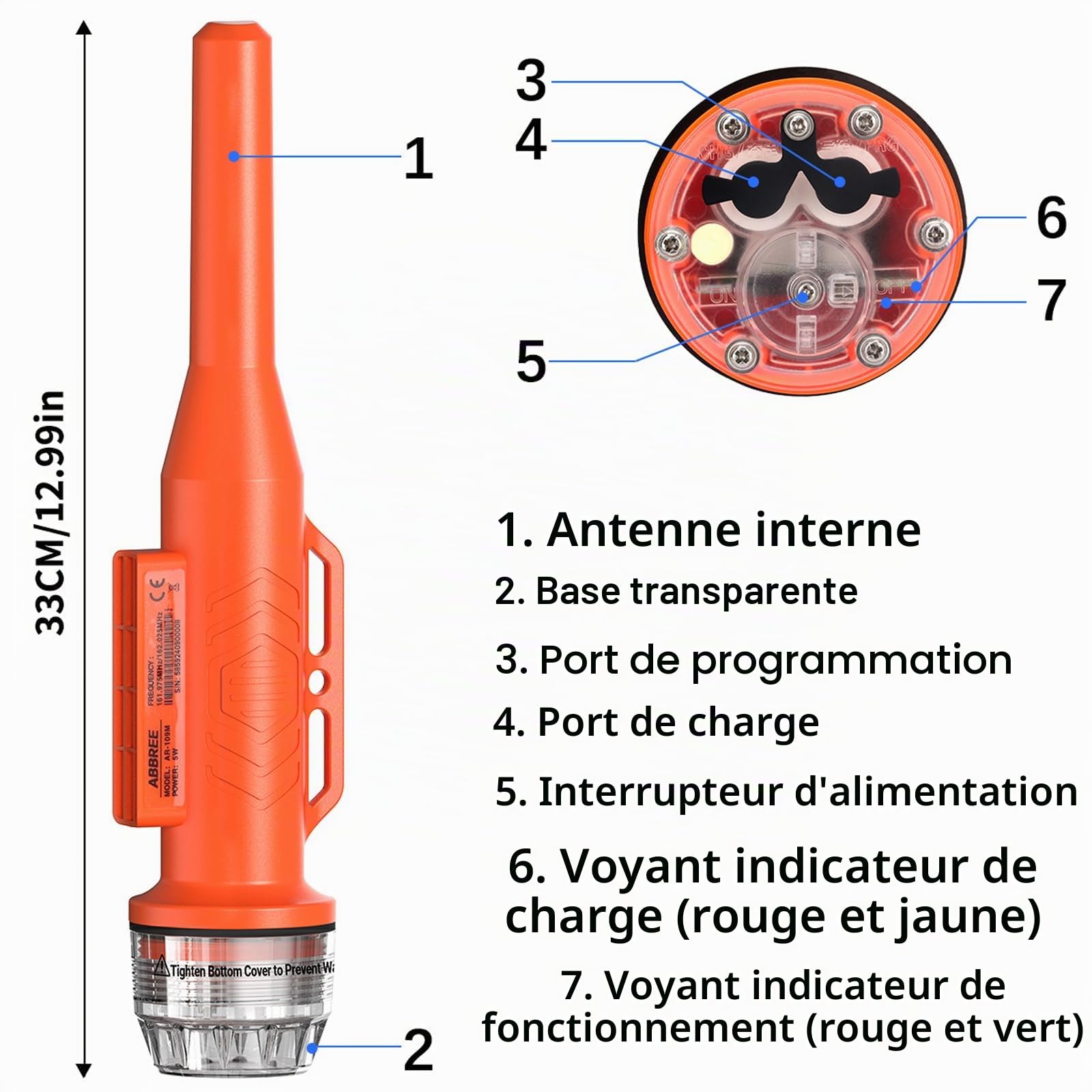 Traceur De Filet De Pêche, Sondeur Et Localisateur Ais, Positionnement GPS 10 N.M, étanche Ipx7, Adapté à La Recherche Et à La Protection des Filets De Pêche