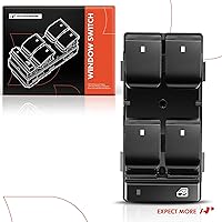 Vista 8 de A-Premium Interruptor de ventana Power Master del lado del conductor compatible con Chevy Traverse 2009-2017, Silverado 1500 2007-2013, HHR y GMC