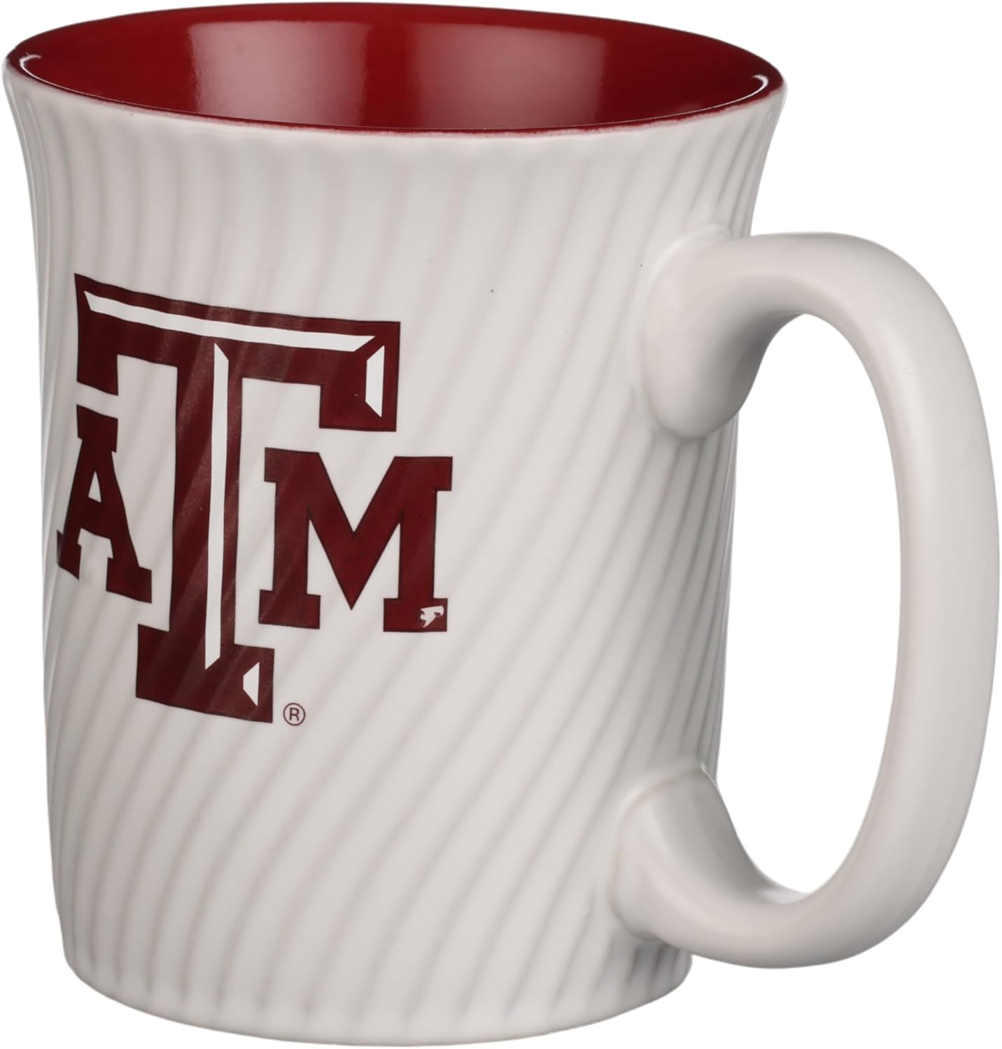 Officially Licensed NCAA Large Ceramic Coffee Mug - 15 oz Ceramic Coffee Mug - Premium Swirl Design, Team Logo Mug for Sports Fans - Game Day & Office Essential
