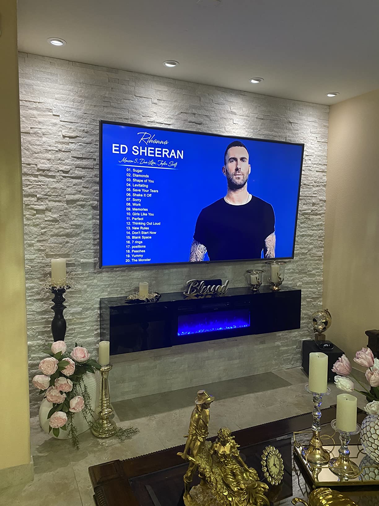 58/mo Finance Meble Furniture Cali EF Wall Mounted Electric