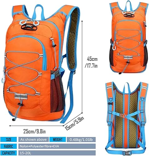 Miniatura 3 de Mochila para exteriores, mochila de hidratación para ciclismo, mochila deportiva de gran capacidad para viajes, senderismo, mochila casual para