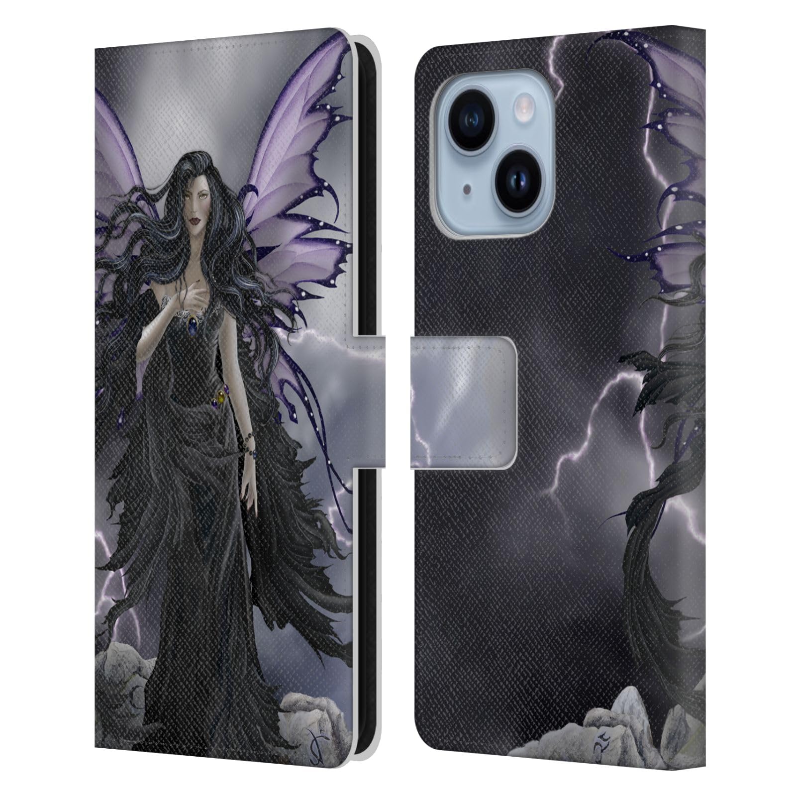 Étui rigide iPhone 14 Plus fée gothique anti-choc et rayures - 7