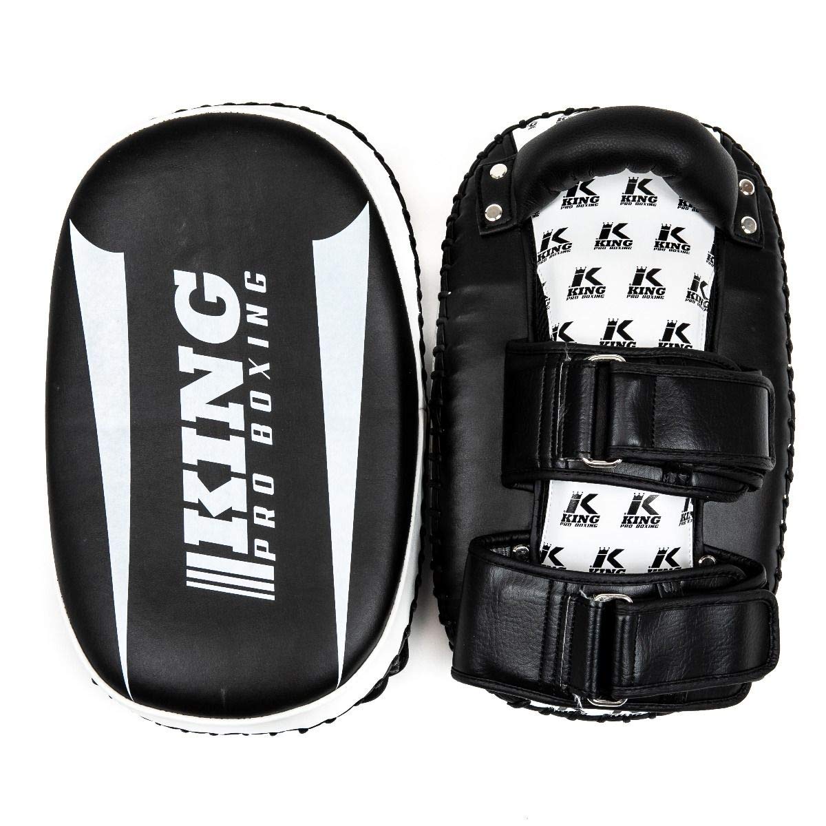 King PB Muay Thai Pratzen REVO KP 1 Paar - Premium Thai Pratzen Kick Polster Pads Schlagpolster
