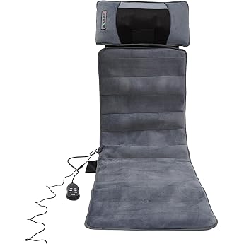 Massage Mat Full Body Massage Cushion 9 Types Massage Mode Full Body Massage Mat with Heating Function Timing Function for Neck Back Waist Hips