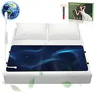 Grounding Mat for Bed Anti-Static Earthing Pad for Home & Bed Use, Non-Slip Soft Conductive Mat (Queen, 60"x27")