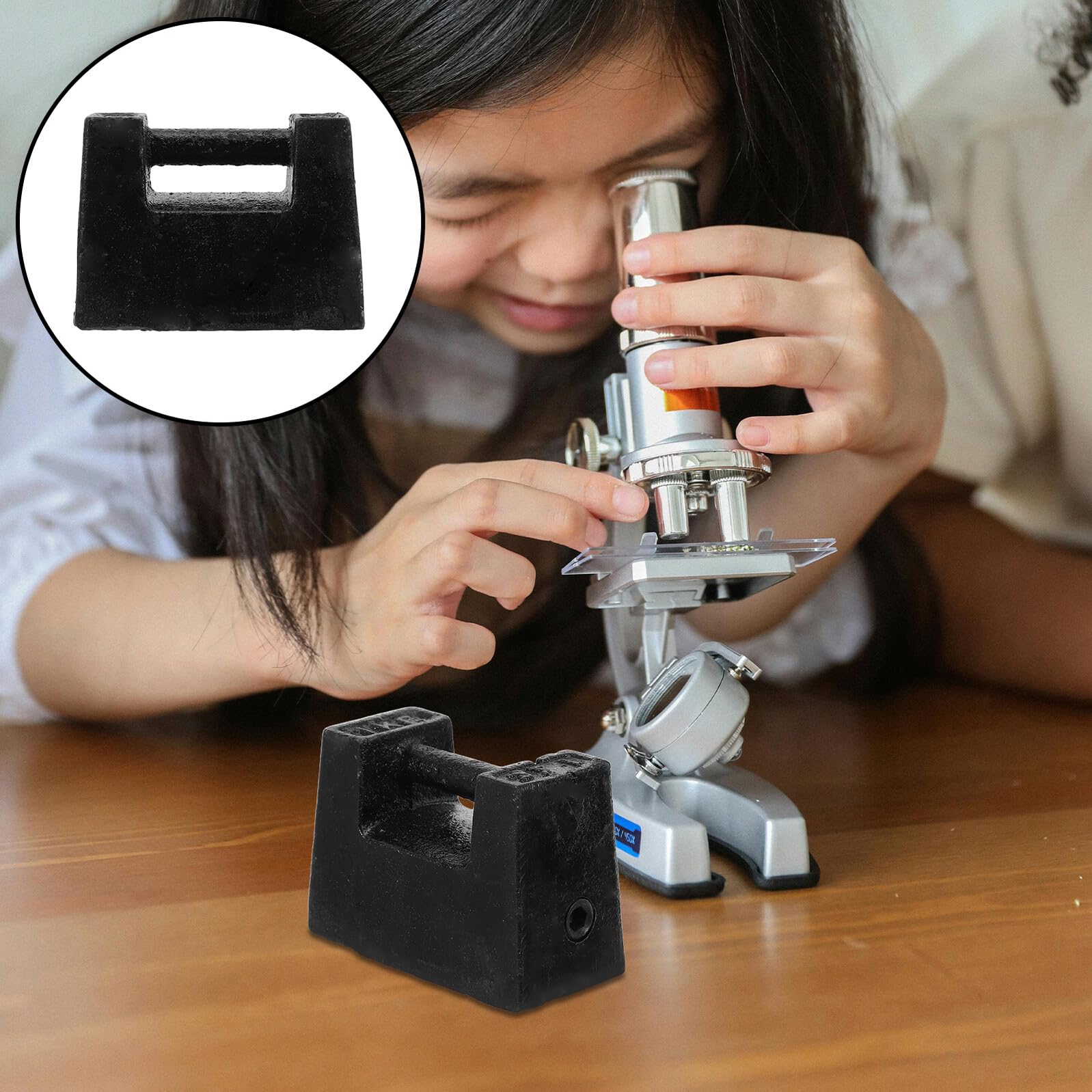 SHERCHPRY Placa de Peso de Hierro Fundido 1 Kg, Pesas Calibradas para Básculas Industriales, Discos de Peso Precisos para Calibración y Control de Balanzas Profesionales