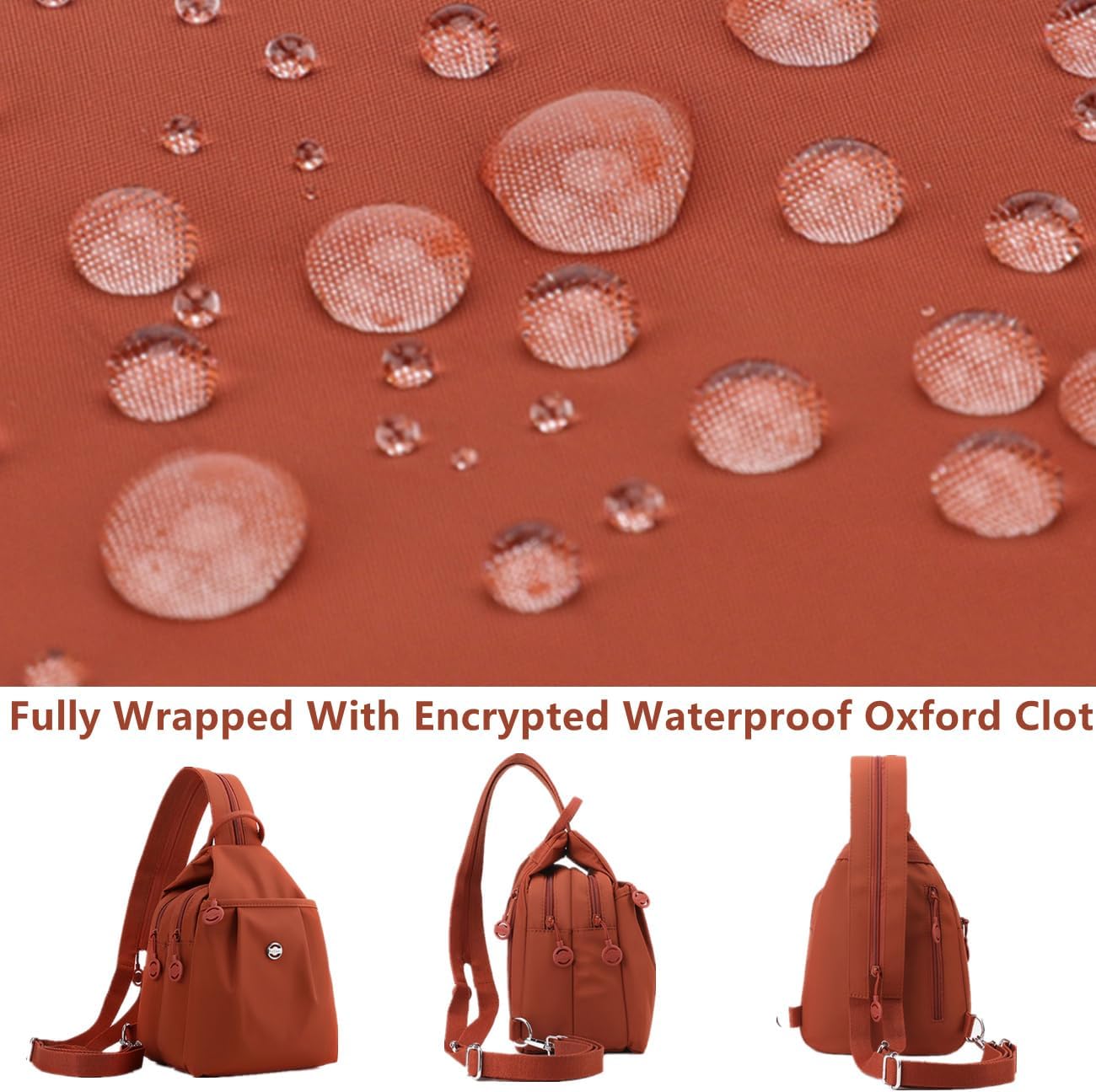 2025 Premium 3 In 1 Anti-Theft Travel Tote Bag, Large Capacity Oxford Fabric Double Zipper Travel Tote and Carry Backpack