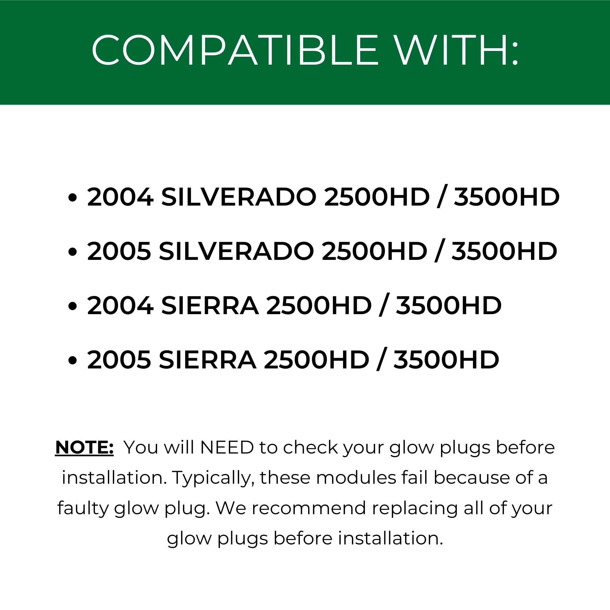 2001-2004.5 LB7 6.6L GM Chevy Duramax Diesel Glow Plug Relay - Foto 7