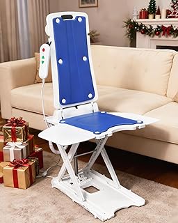 Electric Chair Lift - Lift Elderly from Floor, IPX8 Waterproof Chair Lift with Remote Control, Support Up to 300 LBS, for Elderly & Disabled Fall Assist Device Assistance