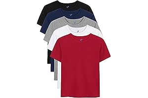 5 Pack Boys' Summer Shirts - A Vibrant Wardrobe for Kids