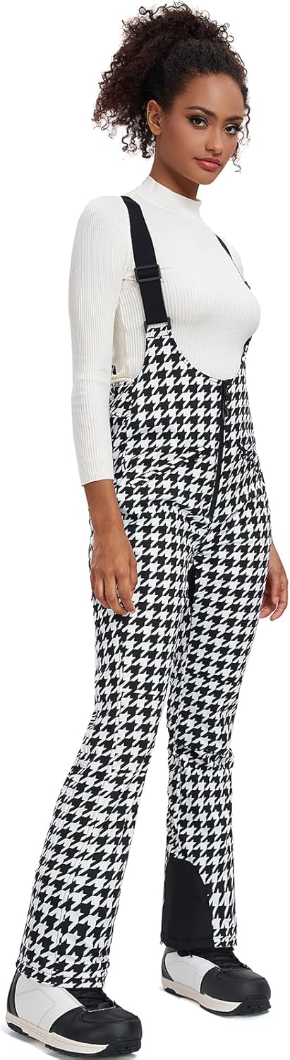 Oymyakon Women's Snowboard Bibs Snow Overalls Waterproof Windproof Insulated Ski Bib Pants - Image 3