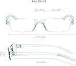 4 Paires de Lunettes de Lecture, Lunettes d'Ordinateur Bloquant la Lumière Bleue pour Femmes et Hommes Anti Fatigue/Éblouissement