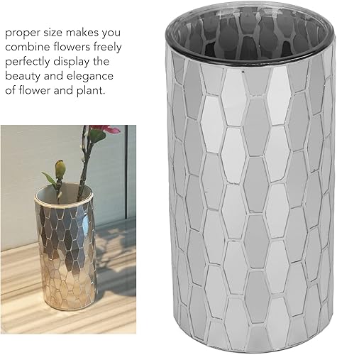 Miniatura 3 de Mosaic Flower Vase for Home Decor, 7.9" Handmade Decorative Vases Table Centerpiece Container for Wedding Banquet, Dried Flower and Artifical Flowers