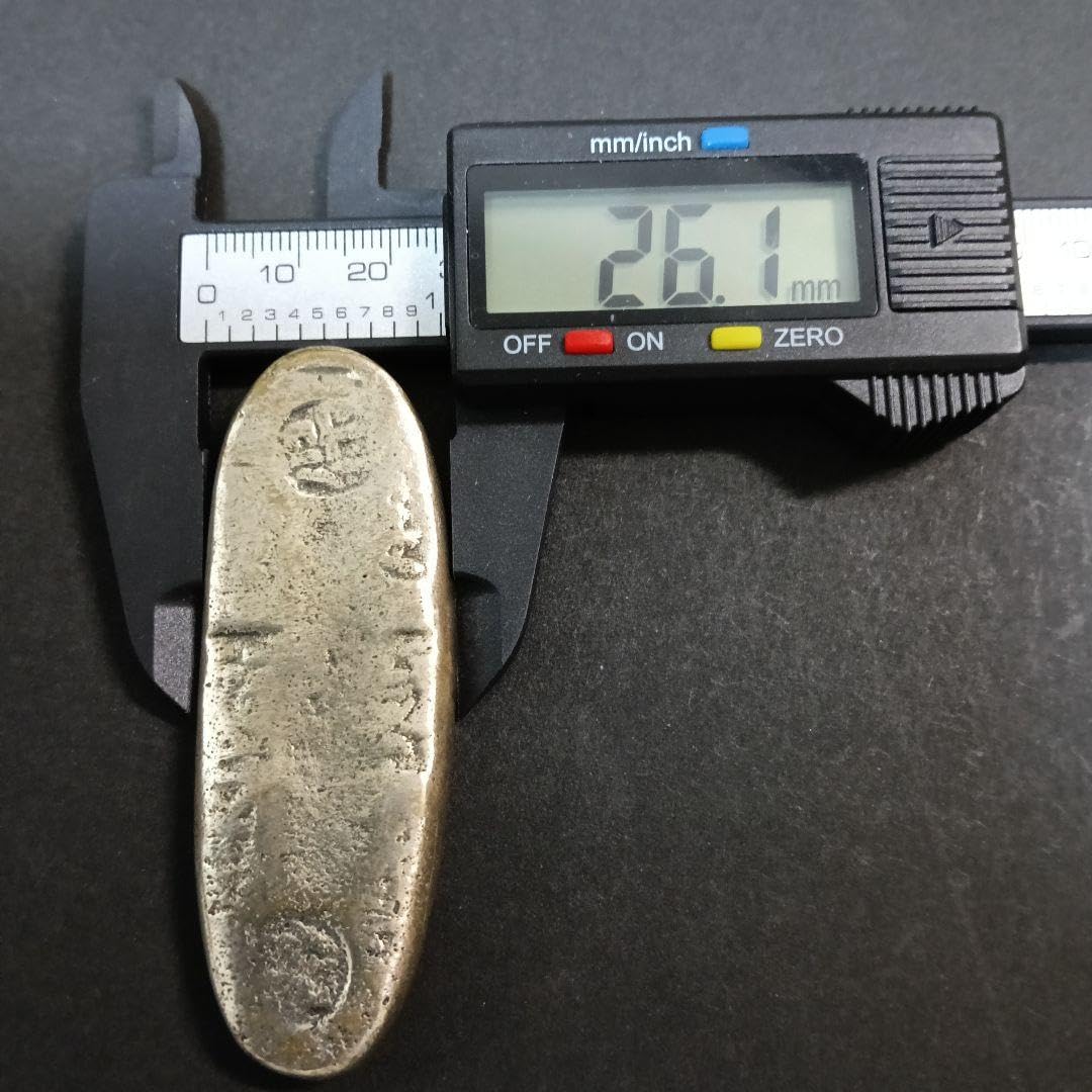 Amazon.co.jp: 丁銀 天保丁銀 重さ約88g 全長約74mm （4-107