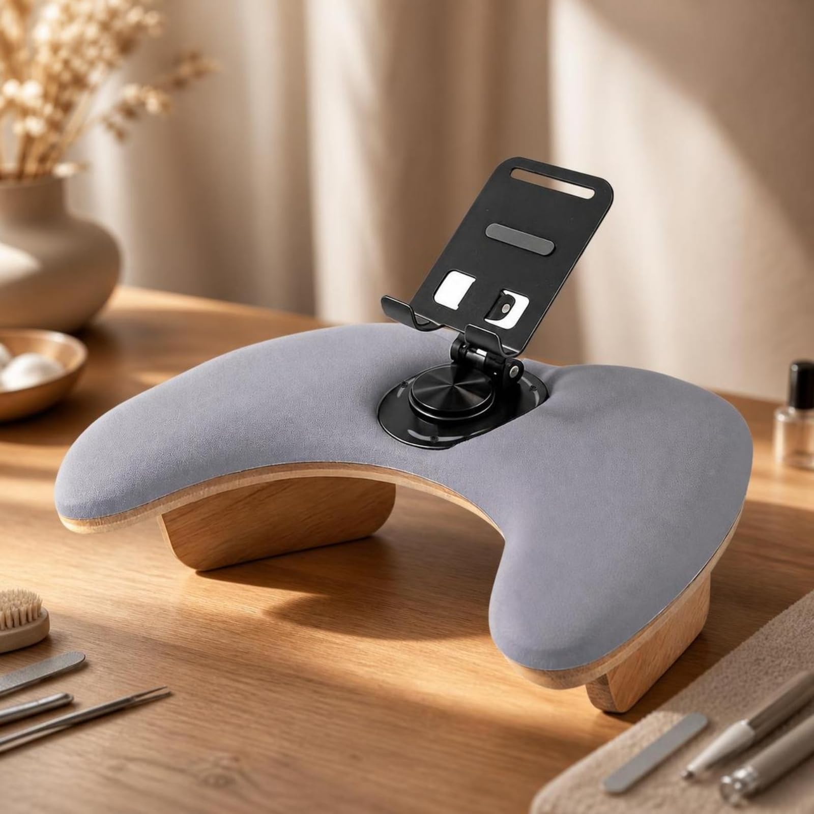 Harilla Support Main pr Manucure | Ergonomique, Repose-Main pr Manucure, Rotatif, à Domicile,