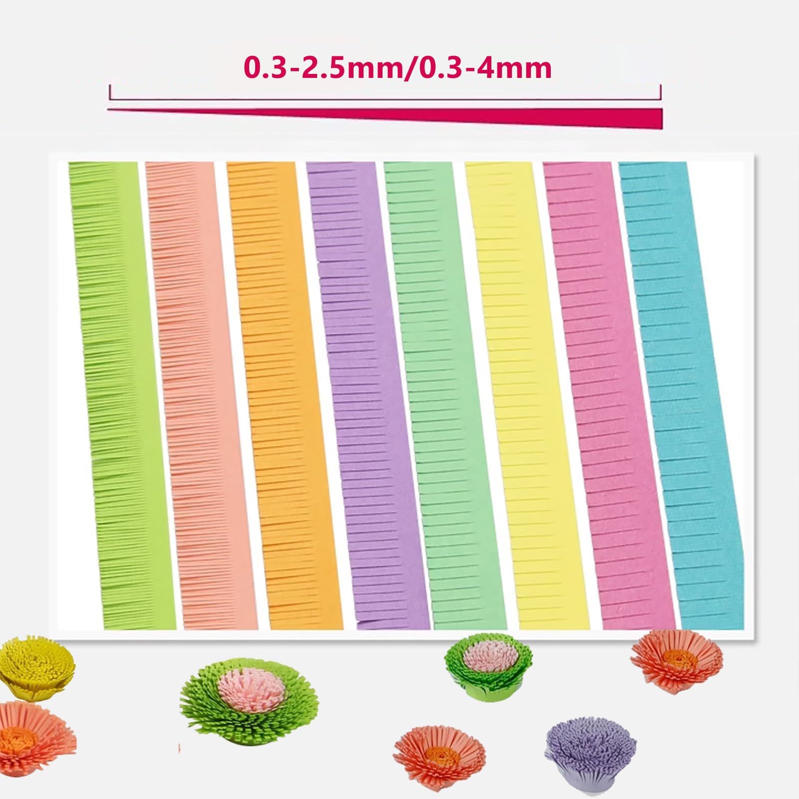 Maszyna do frędzli papierowych, ręczne quilling frędzle