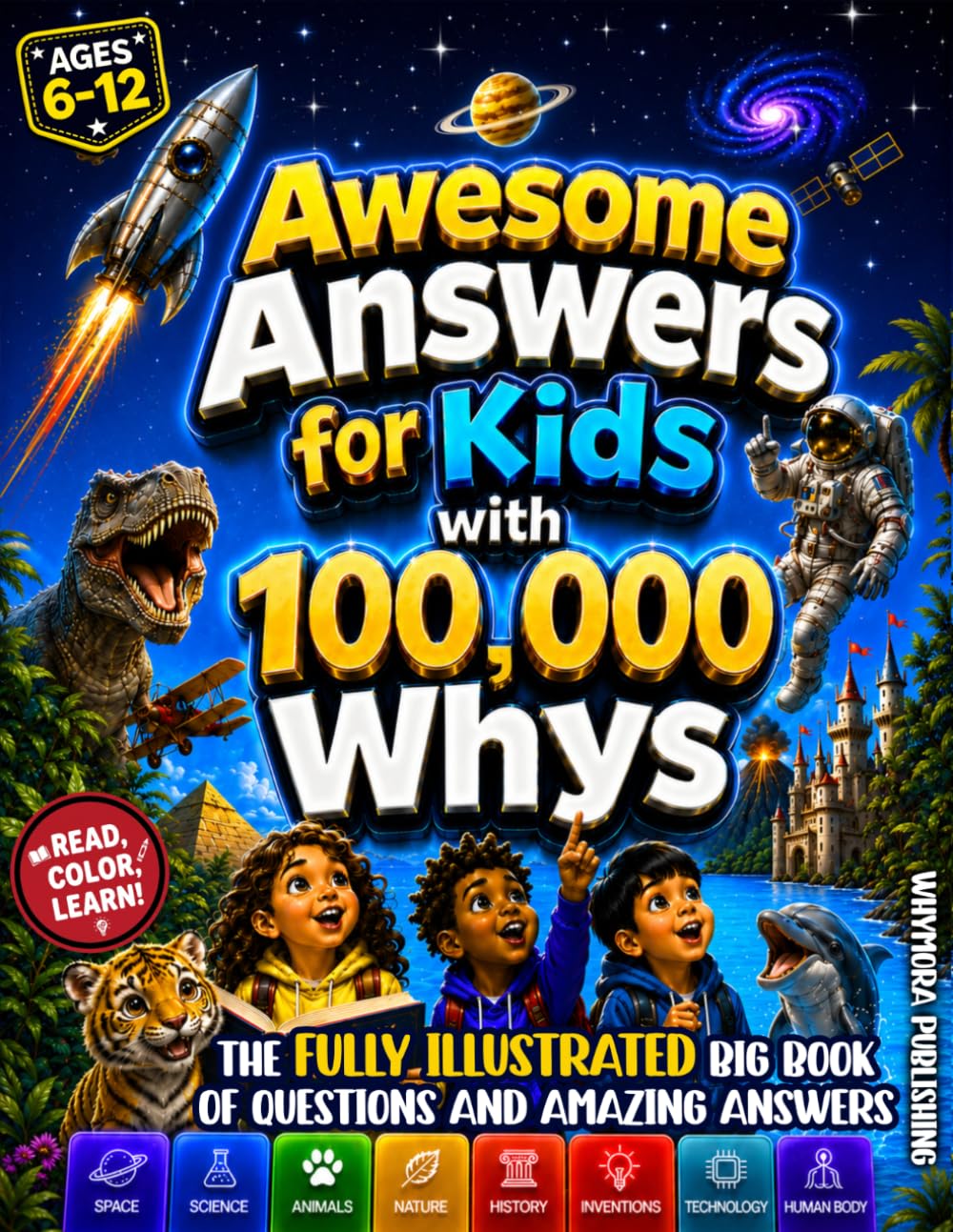 Awesome Answers for Kids with 100,000 Whys: The Fully Illustrated Big Book of Qu