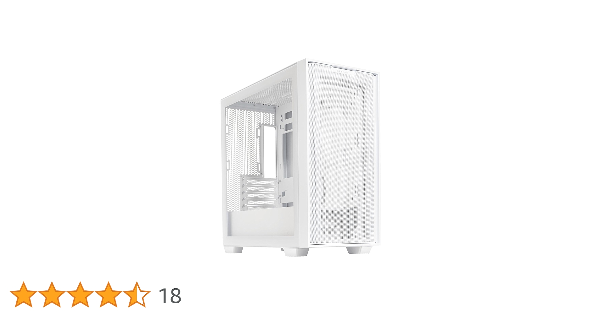 白色ガラスPCケース Radeon搭載 270度強化ガラスケースで内部を“魅せる”STORMの白いゲーミングPC