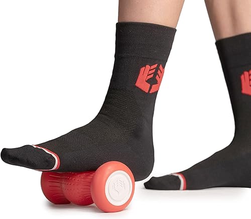 ROLL Recovery R3 (ónix negro) - Rodillo de masaje ortopédico para pies y fascias plantares