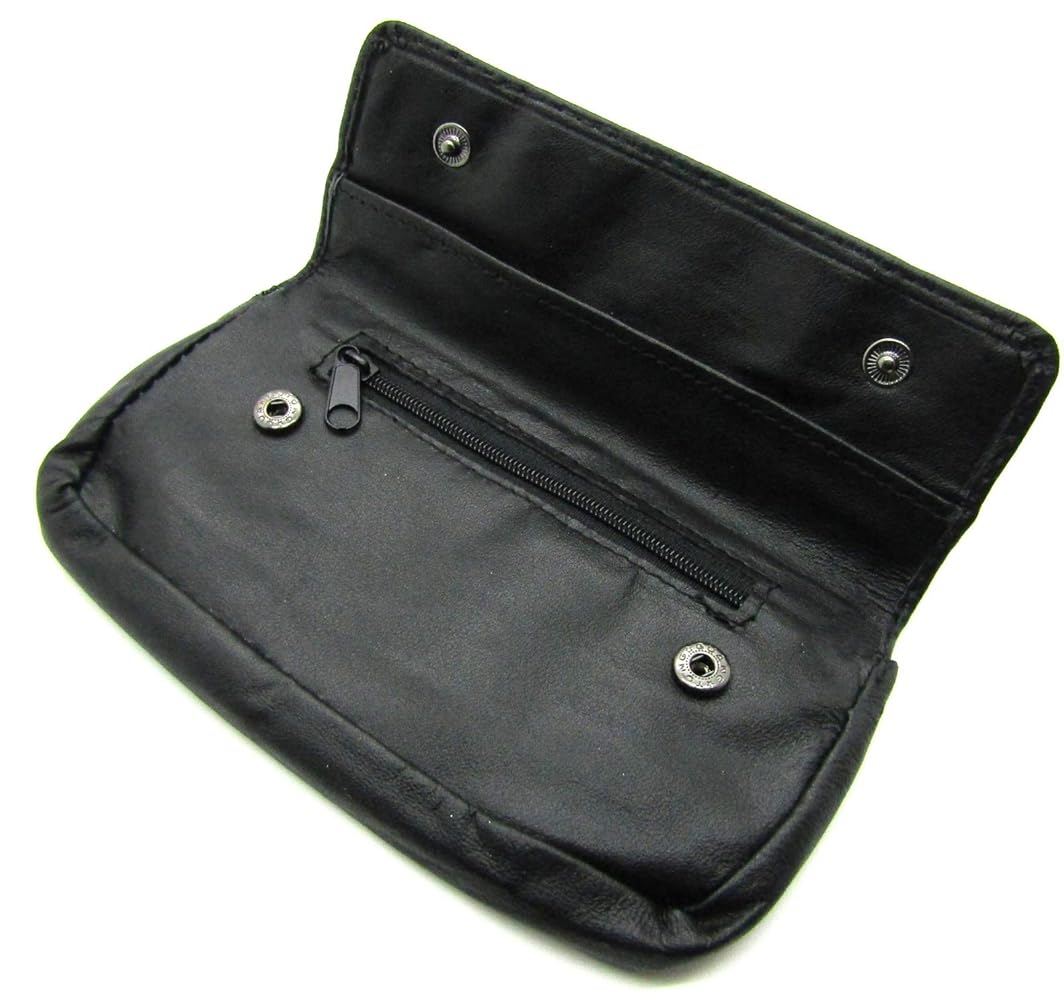 Classico - - Portatabacco Di Vera Pelle Rosso Con Laccio - Foto 8