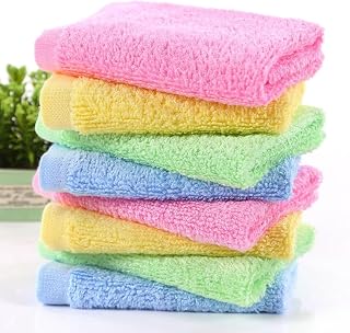 8Pcs Cleaning Cloths, Cleaning Towels, Lint Free, Streak Free, Non-Abrasive, Reusable and Washable
