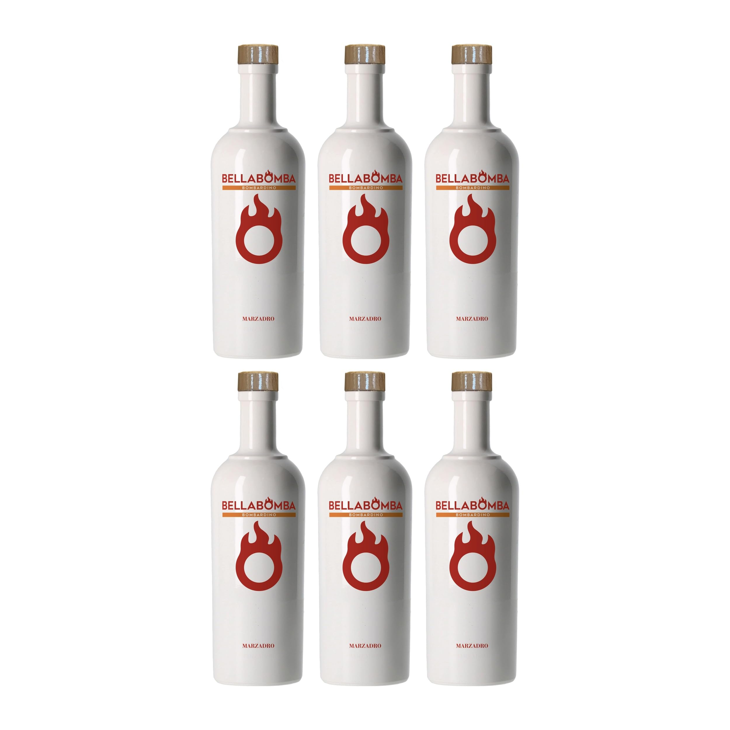 Distilleria Marzadro Bellabomba Eierlikör süss Italien inkl. FeinWert E-Book (6 x 0.2 l)