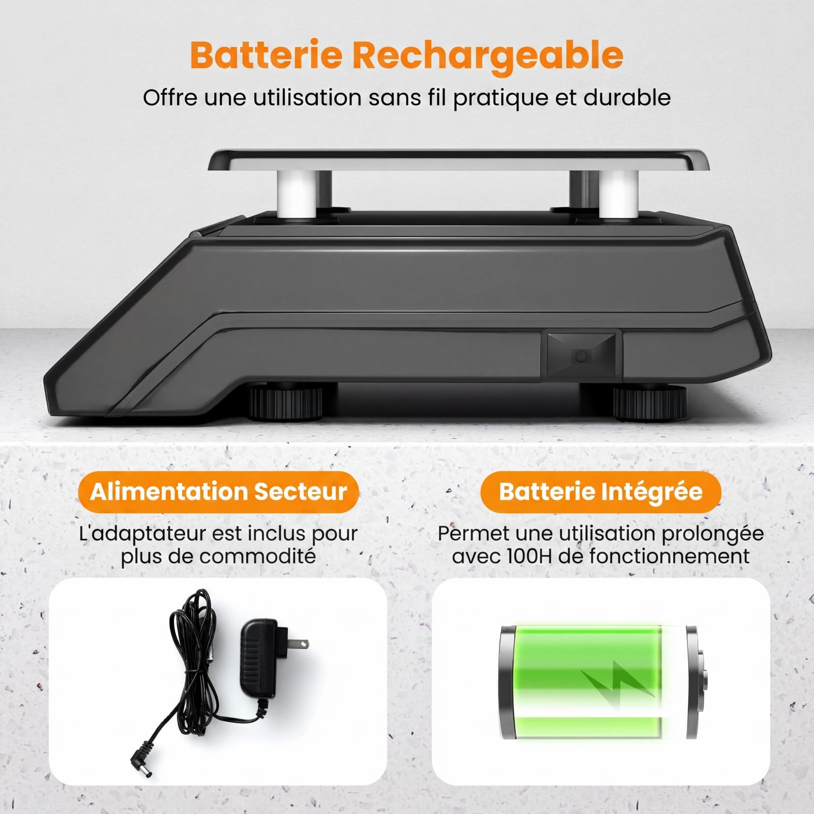 COSTWAY Balance de Cuisine Professionnelle 40 kg | LCD Balances Alimentaire, Comptant les Échelles, Balance Électronique de Cuisine, pour Restaurant, Traiteurs, Commerces