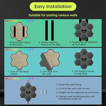 Music Boxing Machine Wall Mounted Smart Bluetooth Boxing Equipment for Boxing Enthusiasts