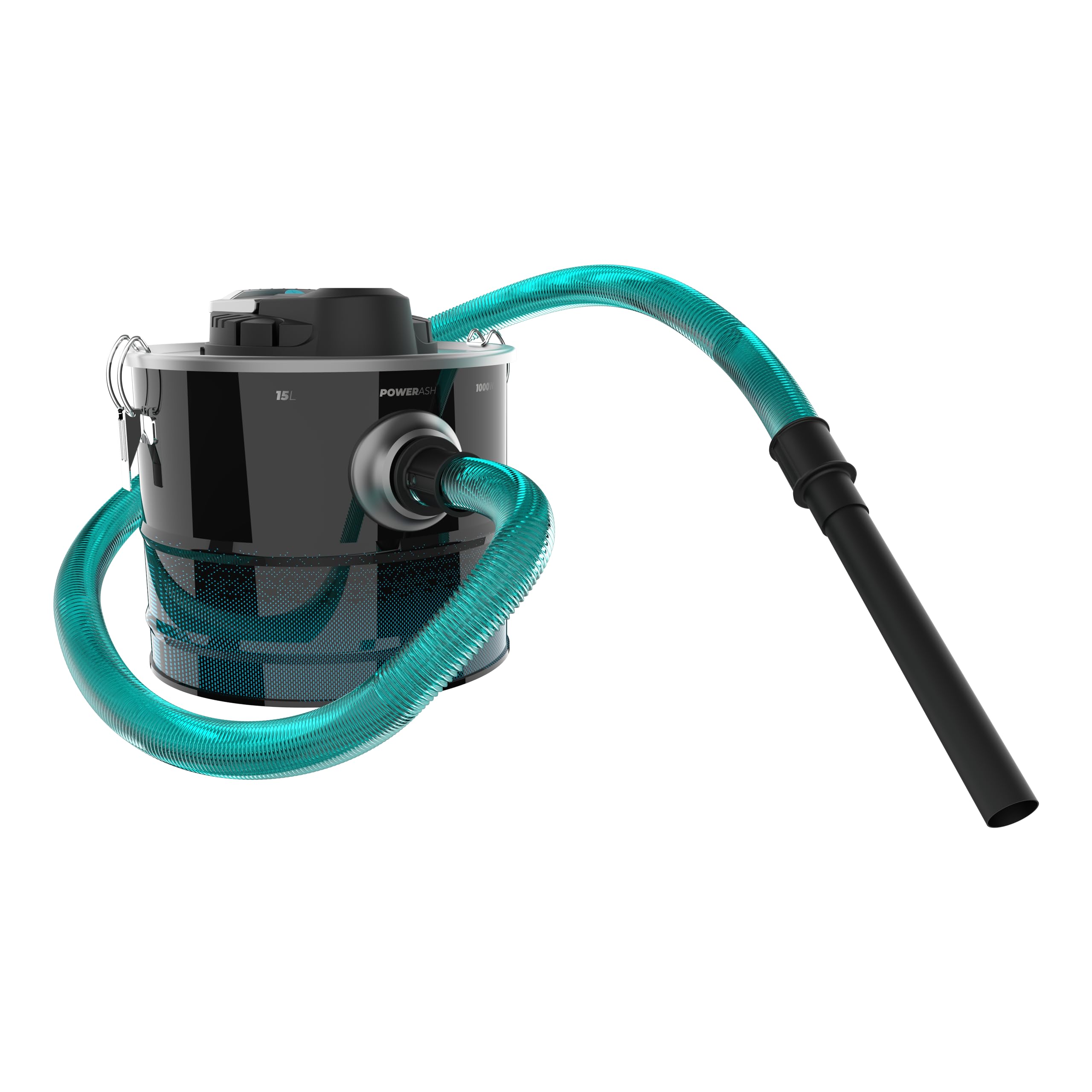 Cecotec Aspirador de Cenizas de 15L Conga Ash 3000 Home. 1000W de Potencia, Poder de Succión 15 kPa, Tubo con Recubrimiento Metálico, Boquilla de 38mm, Cable de 4m y Asa de Transporte