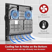 KICHPOWER 4 zónás beépíthető indukciós főzőlap 60 cm, 6000 W, érintésvezérlés, időzítő 7