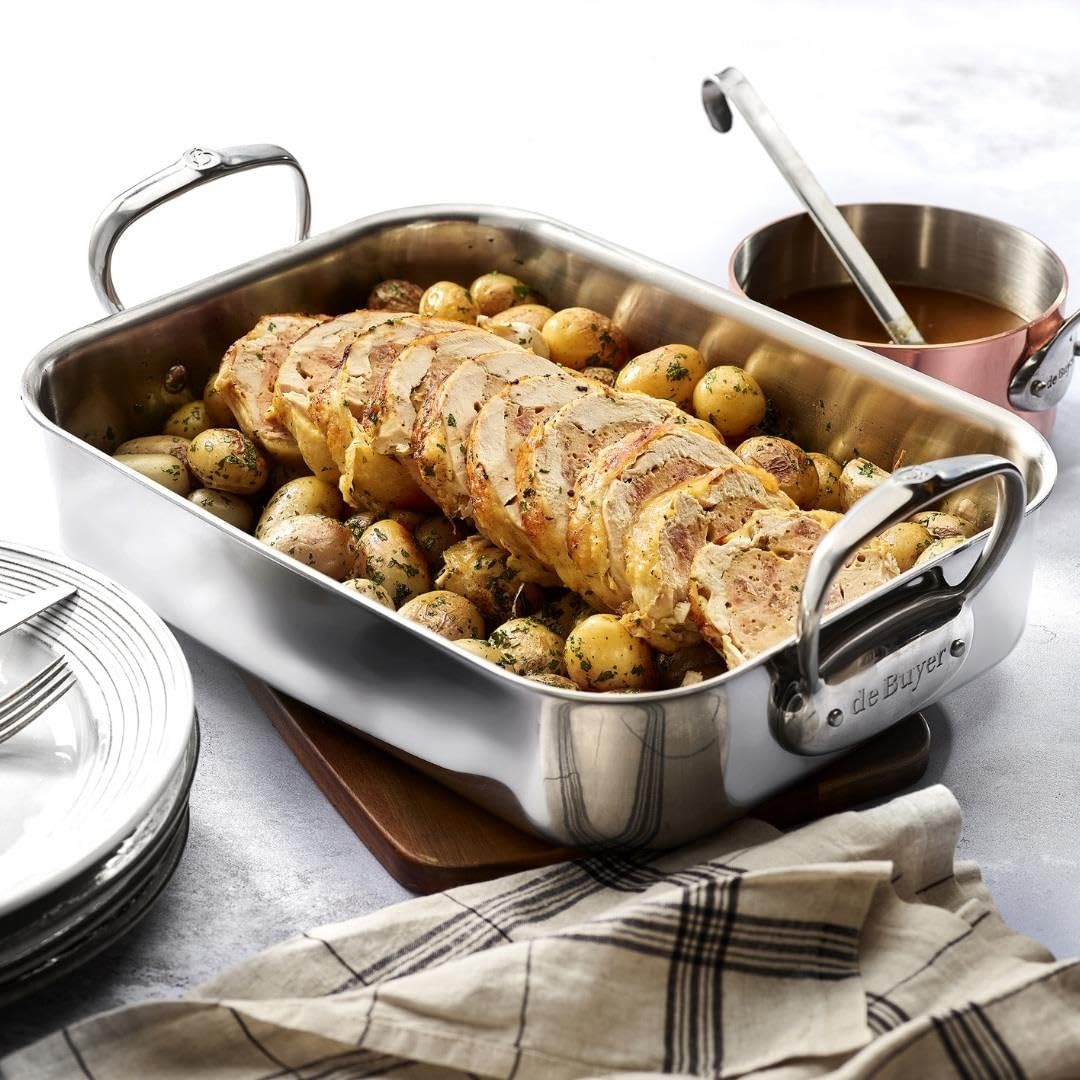 DE BUYER Affinity Casserole Stainless Steel 35X25 CM