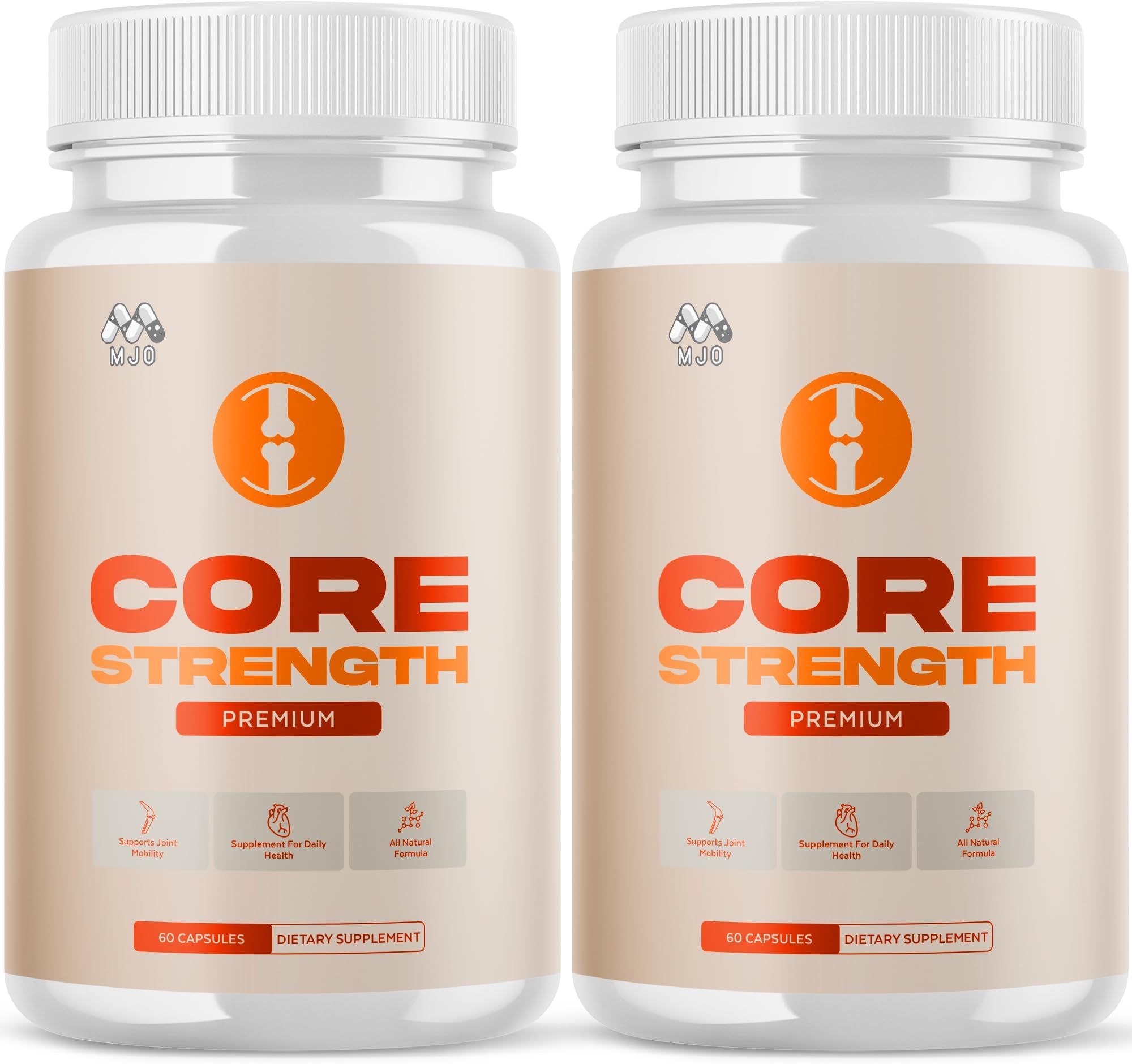 (2 Pack) Core Strength Supplement for Joint Support, Official Core Strength Joint Pills with All Natural Ingredients, Advanced Health & Wellness Support with Max Strength Multivitamins (120 Capsules)