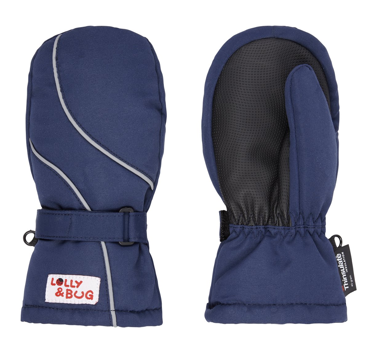 Lolly and Bug Mittens: Blue (4-6 Years)