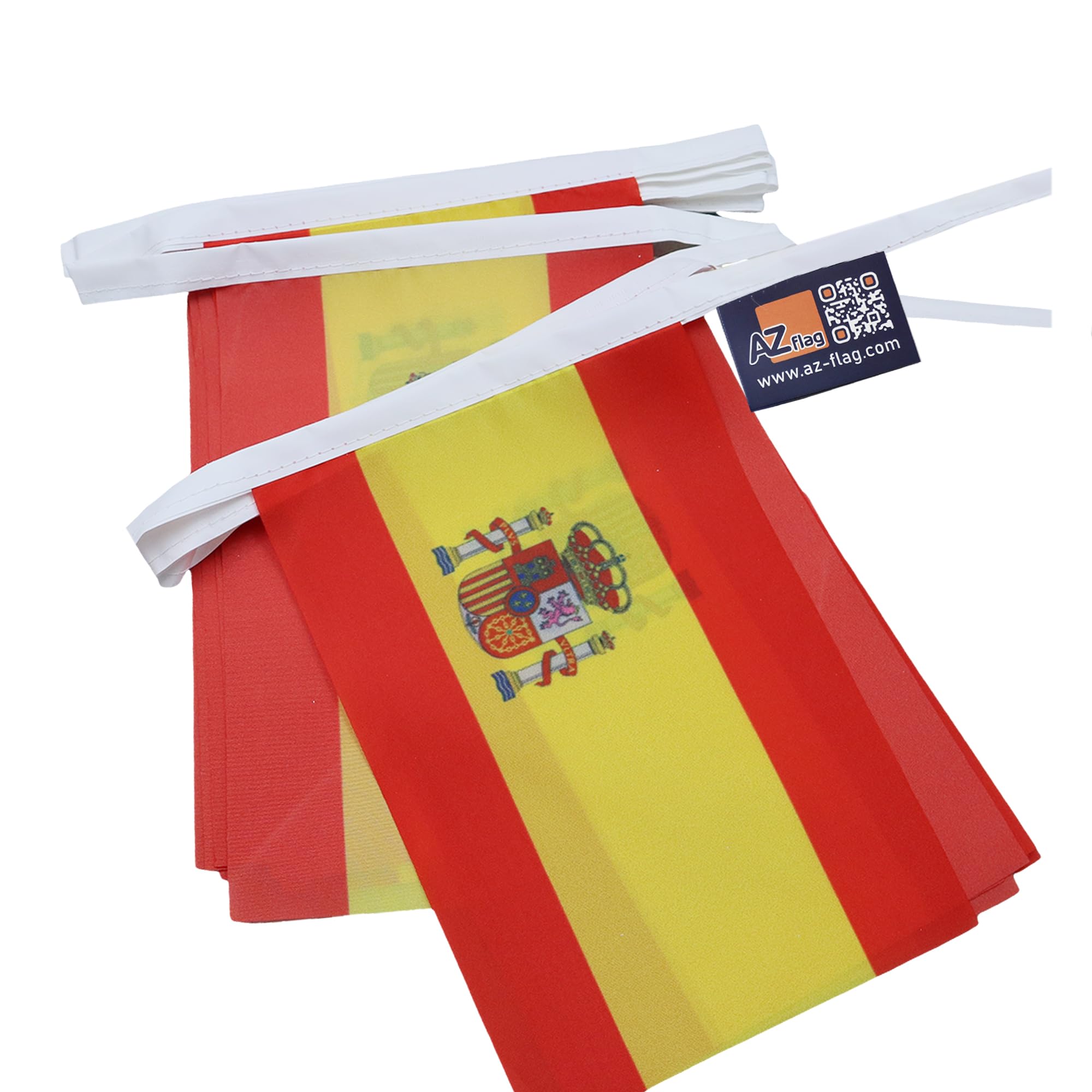 AZ FLAG Guirnalda 6 Metros, 20 Banderas de España 21x15 cm, Bandera Española 15 x 21 cm - Banderines Españoles — view 7