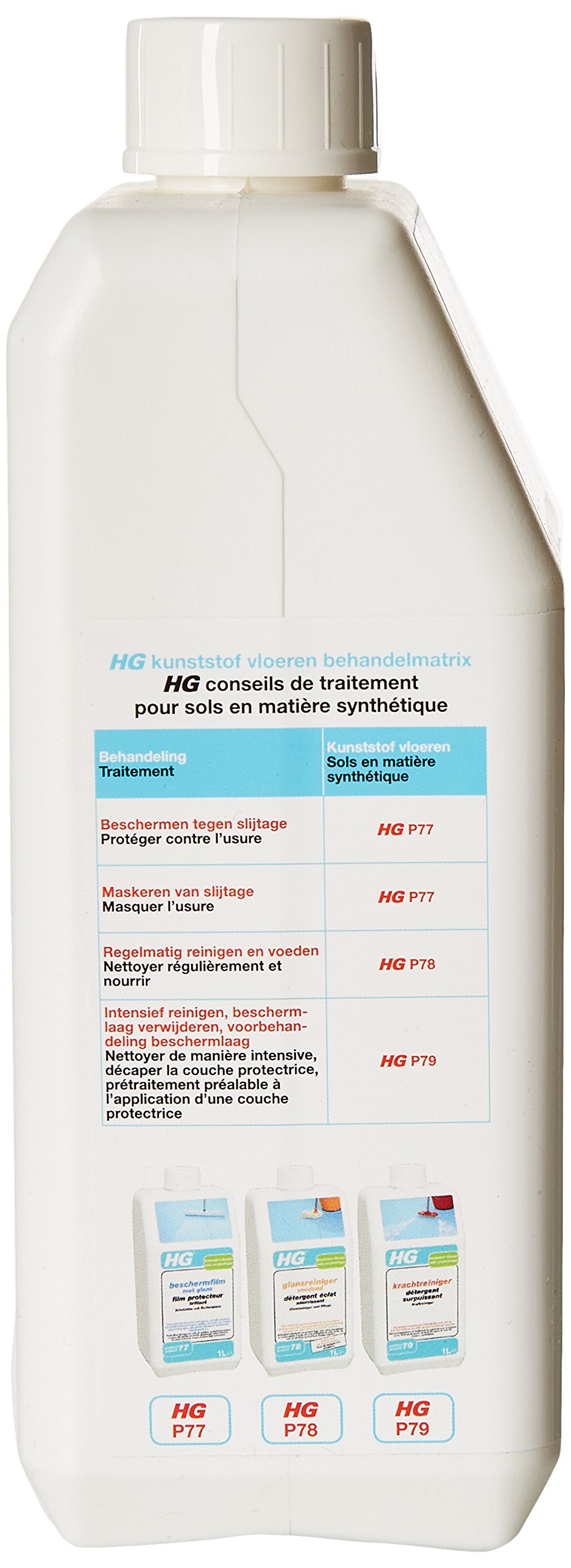 HG detergente pavimenti in plastica pellicola protezione lucida, 1 l