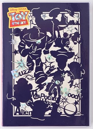 Amazon デルフィーノ 16年手帳 Disney トイ ストーリー 切り絵 15年12月始まり ネイビー B6サイズ Dz 手帳 文房具 オフィス用品