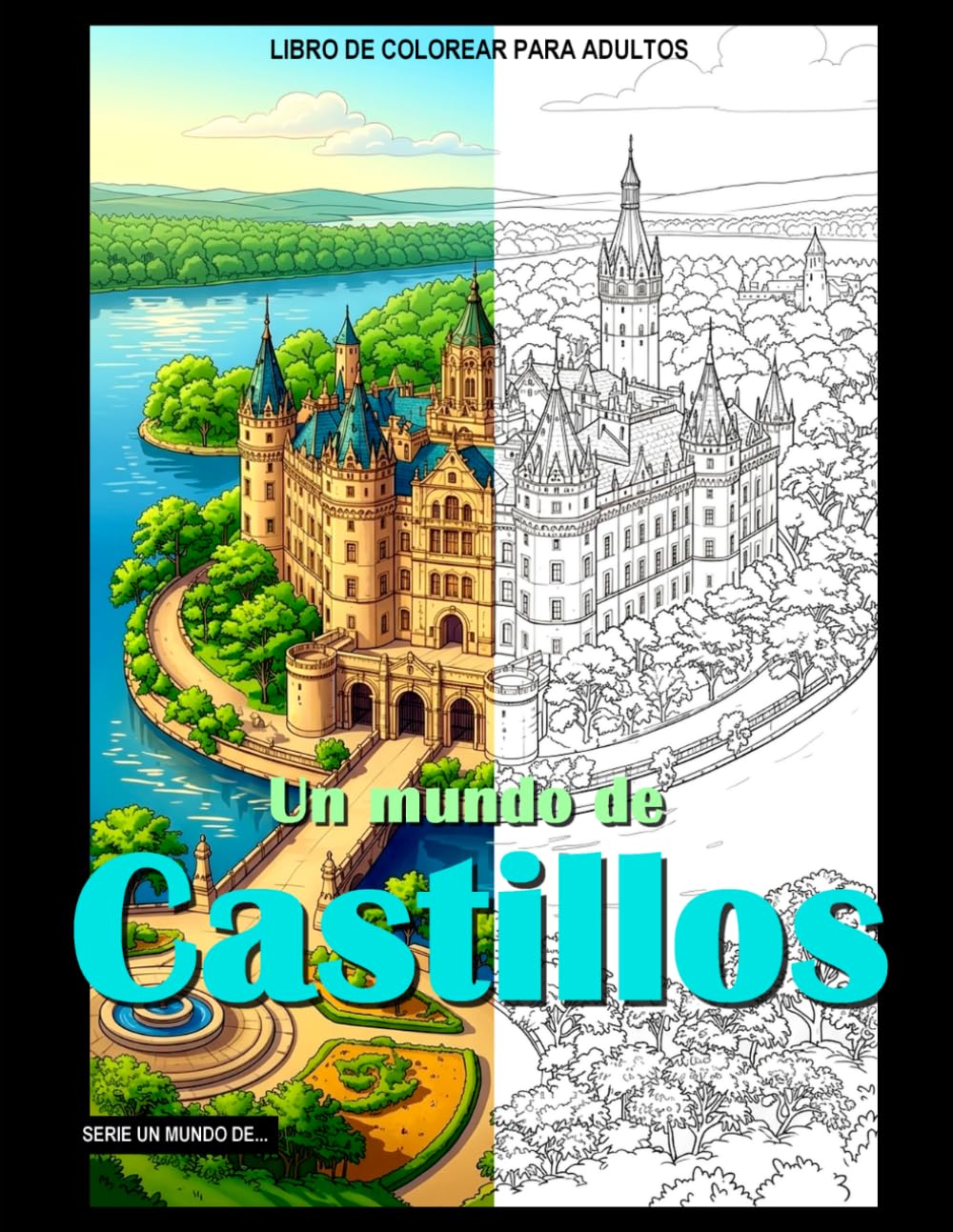 Un mundo de ... Castillos: Libro de colorear para adultos