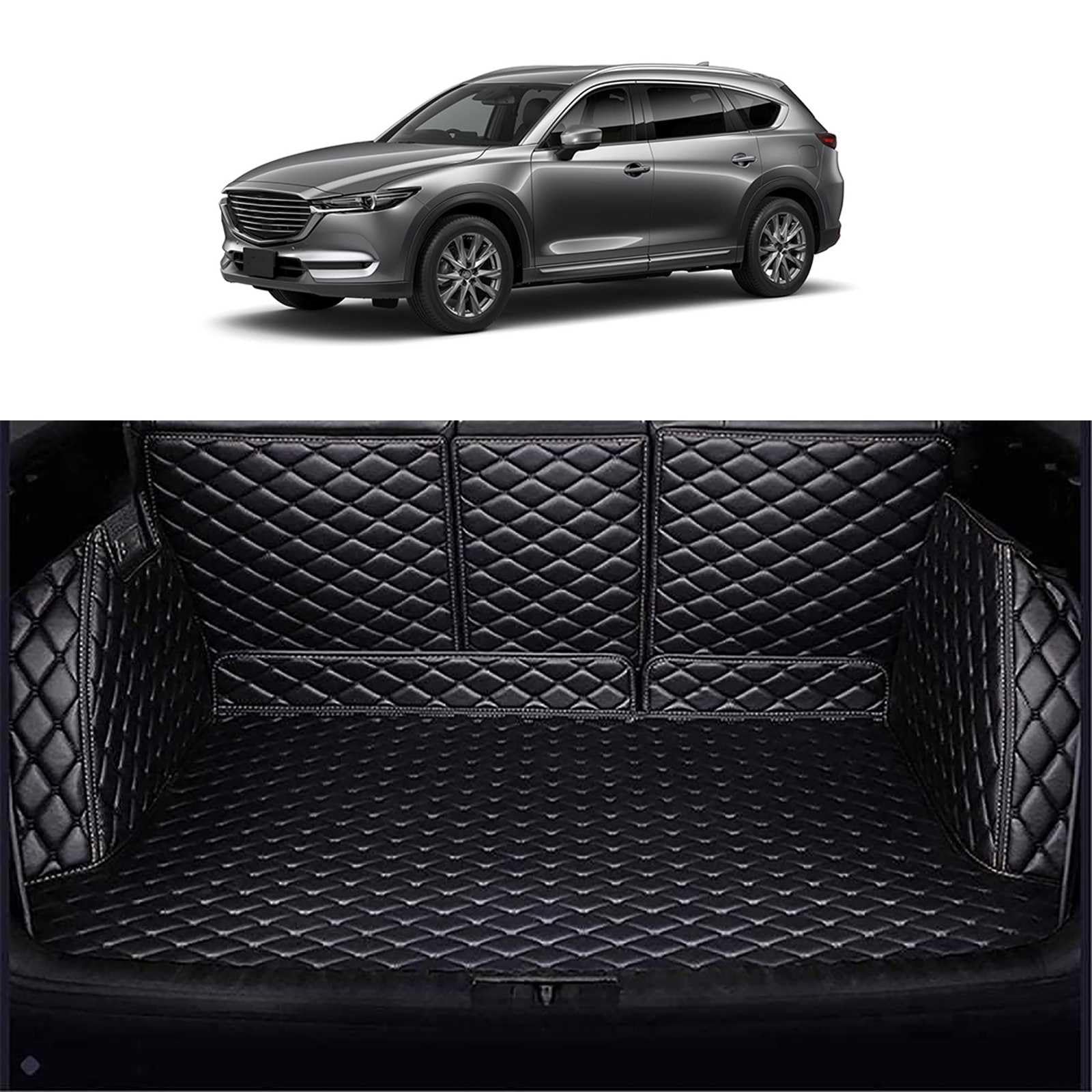 CX-8 アルティジャーノ　ラゲッジマット マツダ（Mazda） CX-8 KG系 専用 フロアマット ラゲッジマット ロング